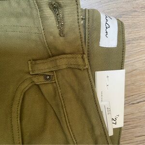 Canvas green Kancan Jeans, brand new